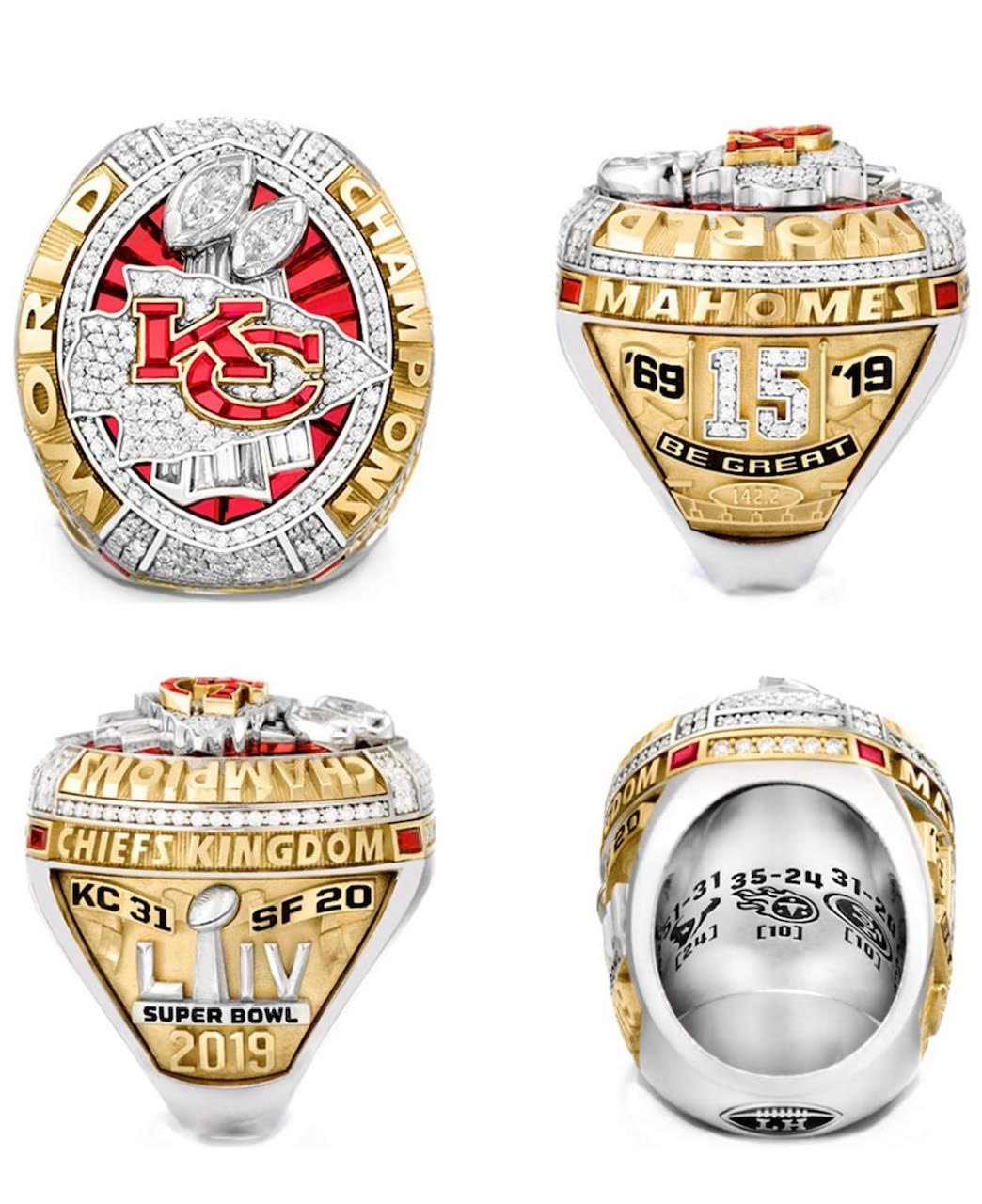 Counterfeit Patrick Mahomes Chiefs Super Bowl Rings Seized as Part